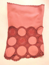 Kashmir Schal aus Japan altrosa für Kimono, Yukata 