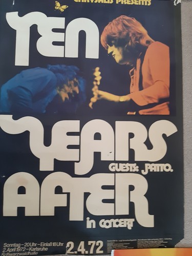 Konzertplakat ten years after - years,
