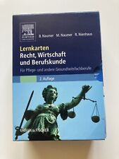 Lernkarten Recht, Wirtschaft und Berufskunde von Beate Naumer (2013, Cards)