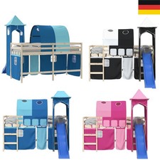 Vorhänge Vorhang Set  für Hochbett mit Tunnel Vorhang Set Bettvorhang Polyester 