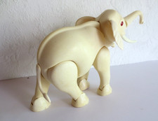 Playmobil 3809 weißer Elefant Vintage Albino Rote Augen