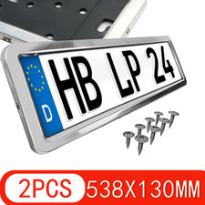 Kennzeichenhalter Edelstahl