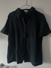 Luftige Bluse ERFO 44 Schwarz