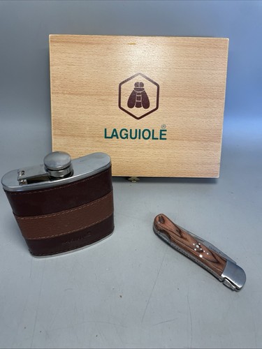 Laguiole jadmesser flachmann - &,