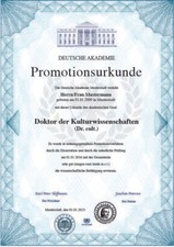 Premium Promotionsurkunde