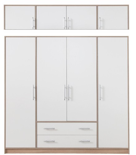 Viertüriger kleiderschrank - viertüriger,