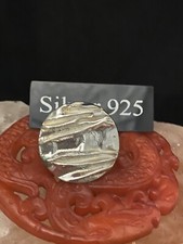 Silber moderm kreis ring - kreis,