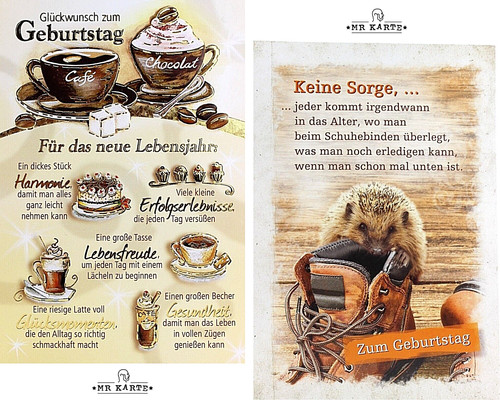 Geburtstagskarte lustiger