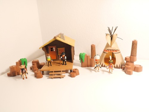 Playmobil western konvolut - playmobil,