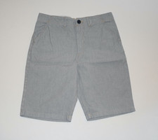H + M *** CHINO Bermuda für Jungs *** Blau/weiß *** gestreift *** Größe: 158