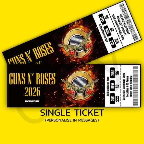 Guns and roses tour - roses, uk