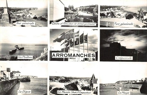 Arromanches pontons deich - arromanches,