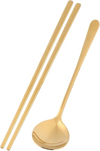 Besteckset edelstahl gold - edelstahl,