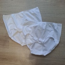 Damenslips 2 Stück Nina von C weiß Slips Neu.. Gr.46.. Baumwolle/Elastan 