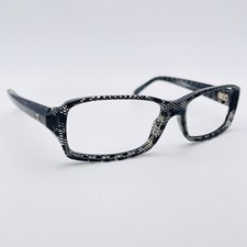 CHANEL Brille LACE SCHWARZ RECHTECKIG Brillengestell MOD: 3167 C.1125