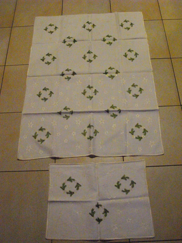 Tischdecke und deckchen - tischdecke,
