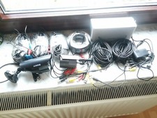 Teile für Überwachungsanlage Kameras und Übertragungskabel