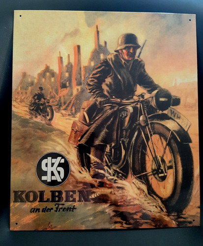 Blechschild motorrad nsu - nsu, sk