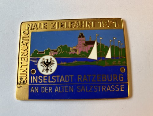 Plakette adac zielfahrt - plakette,