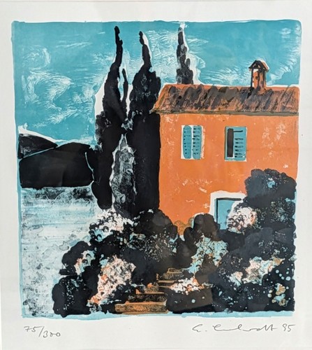 Farblithografie von ernst - farblithografie,