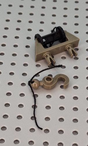 Lego seilwinde mit kranhaken - lego®,