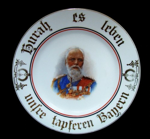 Patriotischer teller könig - teller,