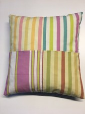 Dekokissen ca 35x 37cm Patchwork / Inkl. Füllung Schaumstoff Flocken /eingenäht