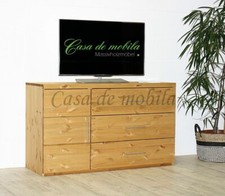 Massivholz Anrichte Kiefer gelaugt geölt Wäschekommode schrank kommode sideboard