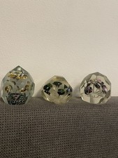 Briefbeschwerer Paperweight 3 Stück Um 1900