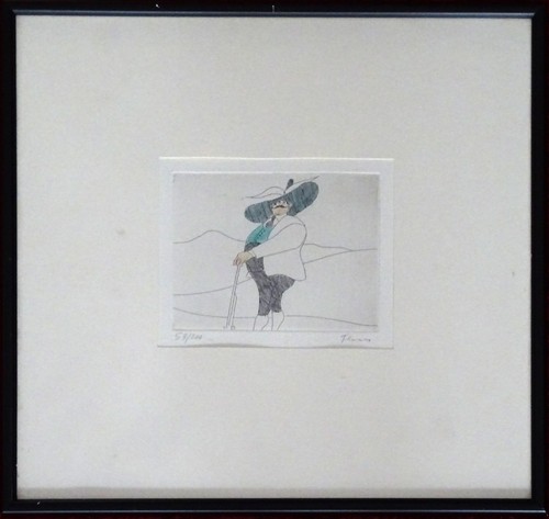Paul flora radierung - paul, flora,