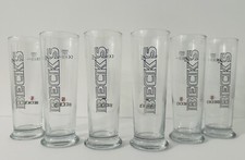 6x Becks Bier Glas Seattle