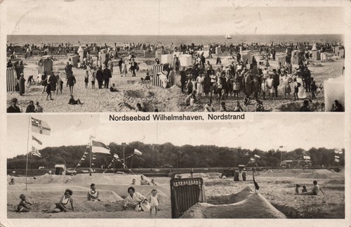 Wilhelmshaven nordstrand - ak, wilhelmshaven,