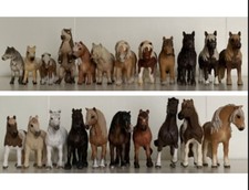 Schleich Pferde Falabella Mini Shetty Shetland Dartmoor Island Pony Sammlung