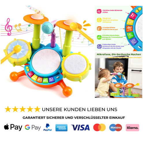 Kinder trommel musikspielzeug - kinder,