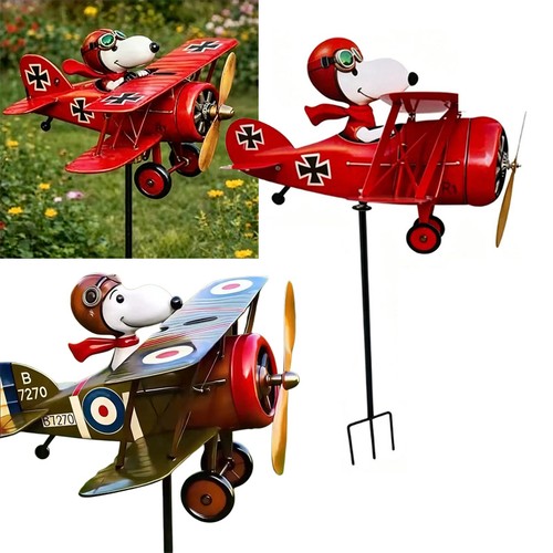 Flugzeug windspiel metall - windspiel,