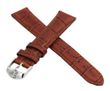 Lindberg & Sons Leder-Uhrenband braun 18 mm - 120/75mm Uhrband Ersatzband