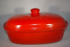 Brottopf 30 cm Mohn Oval 