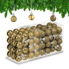 Weihnachtskugeln Christbaumschmuck Baumkugeln Weihnachtsbaumkugeln 96er Set