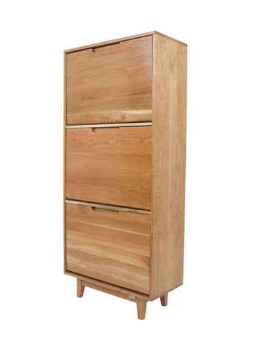 Schuhschrank aus eichenholz - schuhschrank,