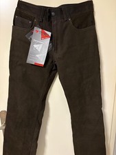Lederhose braun wildleder von - braun,