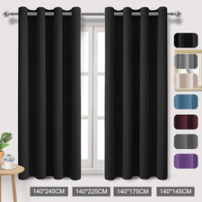 2x Vorhänge Blickdicht Thermo