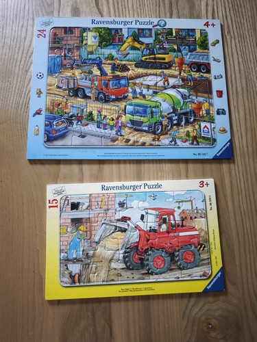 Puzzle set baumaschinen - set,