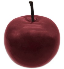 Deko Apfel Bordeaux Rot