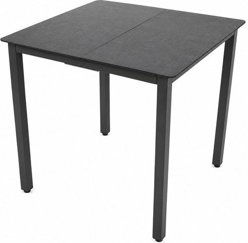 Alu glas gartentisch - glas,