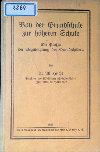 Von der grundschule - von, zur