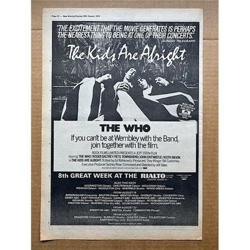 The who kids - are, alright