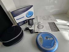 Panasonic Personal Portable CD Player - Blue SL-SX330 Vintage Ovp Taschd Wie Neu