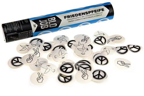 Friedenspfeife konfettishooter - friedenspfeife,