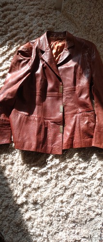 Escada lederjacke 38 - escada,