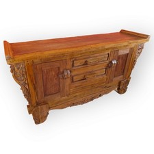 Teak massivholz sideboard - teak,